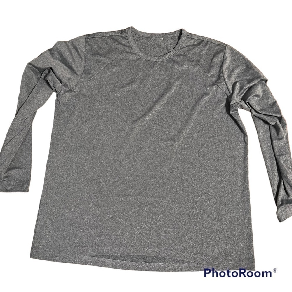 Sansoleil Gray Long Sleeve Crew UPF 50 Sz L Outdoor